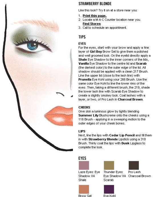 MAC Makeup MAC Cosmetics Eyeshadow Combinations MAC Cosmetics ...